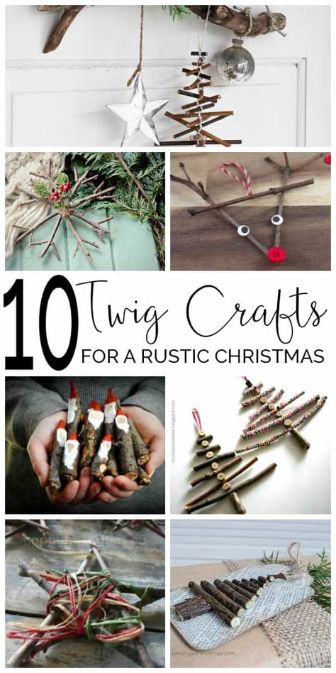 Looking for eco-friendly and creative decoration ideas? Our Twig Christmas Decorations to Make guide offers a range of charming and natural crafts. Perfect for those who love DIY and sustainable decor, these twig crafts are fun for the whole family. Click now for simple instructions to start crafting your own twig decorations! Twig Crafts, Christmas Crafts For Adults, Crafty Christmas, Christmas Crafts For Gifts, Natural Christmas, Forest School, Christmas Ornaments Homemade, Christmas Decorations Rustic, Noel Christmas