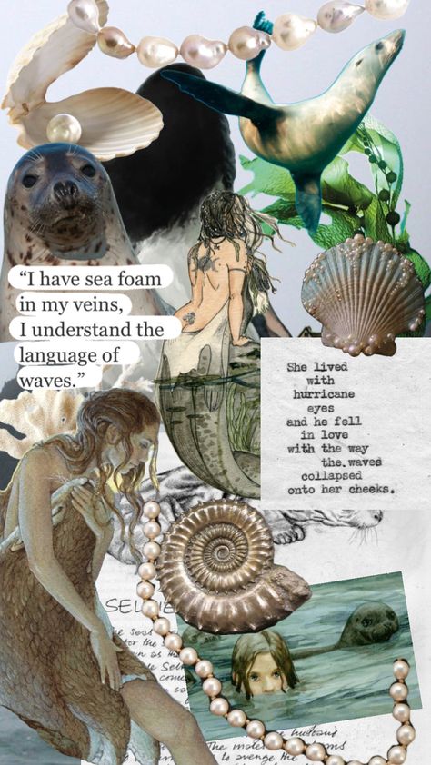 Selkie Selkie Core Aesthetic, Selkie Mythology Aesthetic, Male Selkie, Selkie Mermaid, Selkie Oc, Selkie Story, Selkie Aesthetic, Selkie Art, Ocean Games