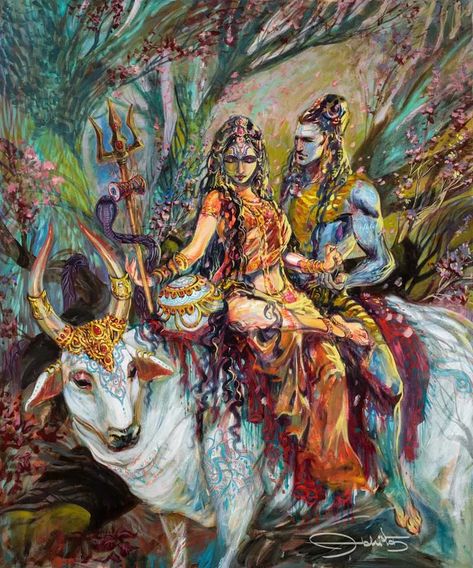 Goddess Parvati - Hindu Goddess of Love and Marriage Mahakal Shiva, Shiva Parvati Images, Lord Shiva Family, Vedic Art, Hinduism Art, Shiva Lord Wallpapers, Shiva Shakti, God Shiva, Shiva Art