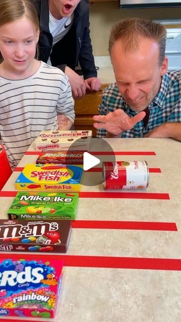 Benson Bros on Instagram: "Which Candy is your Favorite? 🍬 #reels #games #challenge #candy" Candy Corn Hole Game, Christmas Punch Cups Game, Christmas Crafts Family, Lifesize Board Games Diy, Hallelujah Night Games, Family Group Games Fun Activities, Adult Christmas Party Games Gift Exchange, Activities For Families To Do Together, Old Fashion Games