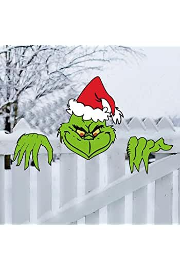 Grinch Decorations, Grinch Christmas Tree, Christmas Decorations Outdoor, Fence Wall, Grinch Christmas Decorations, Christmas Yard Art, Christmas Grinch, Christmas Blessings, Christmas Parade