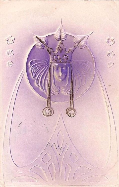 Art Nouveau Angel, Dark Forest Aesthetic, Celestial Art, Purple Art, Mystical Art, Ethereal Art, Dreamy Art, Stained Glass Patterns, Featured Art