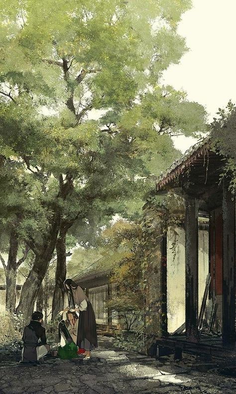 Ibuki Satsuki, Chinese Illustration, China Art, 판타지 아트, Ethereal Art, Chinese Painting, Anime Kawaii, Fantasy Landscape, Scenery Wallpaper