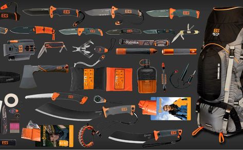 Bear Grylls Gerber Ultimate Pack Bear Grylls Gear, Bear Grylls Survival, Survival Gadgets, Emergency Survival Kit, Outdoor Gadgets, Survival Quotes, Bear Grylls, Survival Shelter, Wilderness Survival