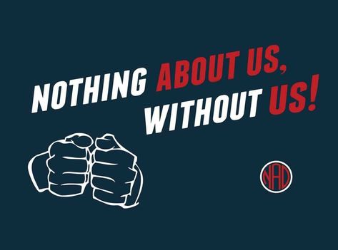 Nothing About Us, Without Us! Nothing About Us Without Us, Deaf Culture, American Sign Language, Sign Language, Shirt Ideas, About Us, This Is Us, Tattoos, Art