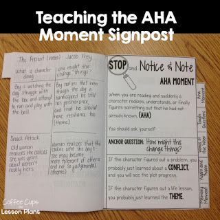 A teaching blog Learn Any Language, Notice And Note, Teacher Survival, Aha Moment, Teaching Language, 6th Grade Reading, Reading Anchor Charts, Ela Classroom, 5th Grade Reading