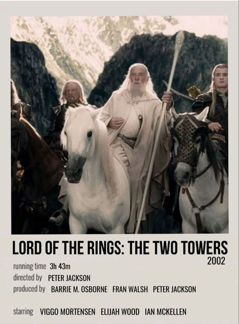 The Lord Of The Rings The Two Towers, Lord Of The Rings Two Towers, Lord Of The Rings Minimalist Poster, Lord Of The Rings Movie Poster, Lord Of The Rings Polaroid Poster, The Lord Of The Rings Poster, Lord Of The Rings The Two Towers, The Two Towers Poster, Lotr Two Towers