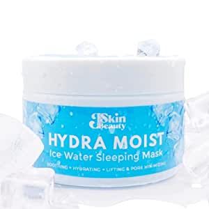 Amazon.com : J Skin Beauty HYDRA MOIST Ice Water Sleeping Mask, 300g : Beauty & Personal Care J Skin Beauty Hydra Moist, Skin Beauty Hydra Moist, J Skin Beauty, Ice Water Sleeping Mask, Gel Based Moisturizer, Hydra Moist, Hyaluronic Acid Cream, Overnight Face Mask, Water Sleeping Mask