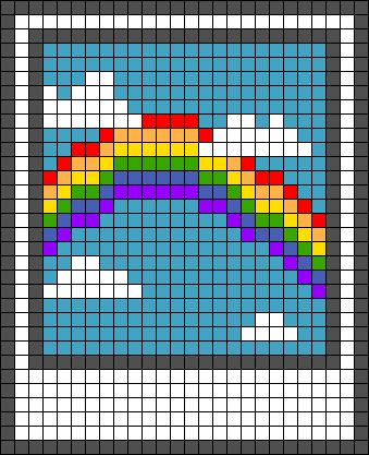 Aesthetic Perler Bead Designs, Pixel Art Ideas Simple, Pixel Art Nature, Easy Pixel Art, Pixel Art Templates, Pixel Drawing, Polaroid Photo, Pixel Crochet, Pixel Art Grid