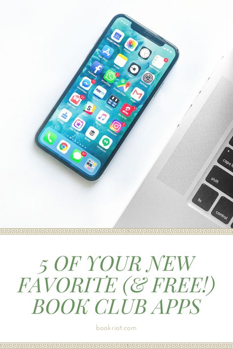 5 of your new favorite -- and free! -- book club apps. book clubs | book club apps | reading apps | apps for book lovers | free apps Apps For Book Lovers, Book Blogs, Types Of Reading, Book Club Meeting, How To Read Faster, Book Discussion, Book Clubs, She Is Fierce, Reading Apps