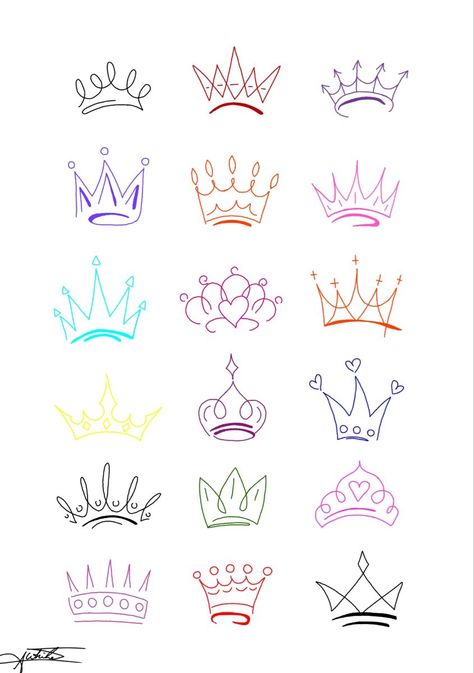 Crown And Flower Tattoo, Simple Crown Tattoo, Swedish Tattoo, Tiara Tattoo, Minimal Tattoo Designs, Minimal Tattoo Ideas, Beginner Tattoos, Crown Tattoo Design, Graffiti Words