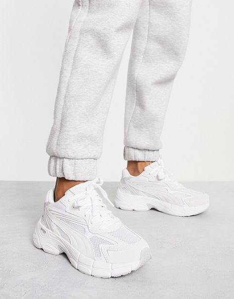 Puma Cassia Outfit, Puma Teveris Nitro, Silver Pants, Puma Pants, Puma Mens, Puma Women, Profile Design, Vans Old Skool, Winter Accessories