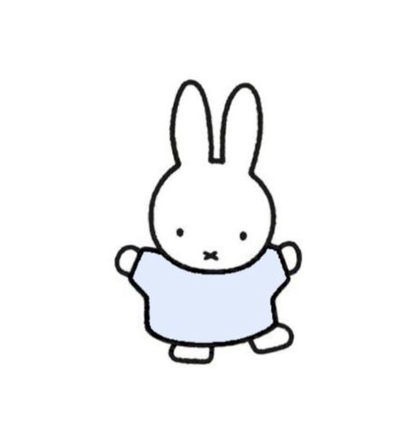 Miffy Embroidery, Cute Small Drawings, Cute Cat Tattoo, Summer Phone, Music Cartoon, Bunny Drawing, Silly Girls, Blue Bunny, Ios Wallpapers