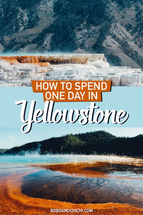 The Best of Yellowstone in One Day (Yellowstone Itinerary) - Bobo and ChiChi Wyoming Road Trip, Yellowstone National Park Photography, Yellowstone Photography, Yellowstone National Park Vacation, National Park Photography, Wyoming Vacation, Montana Vacation, Yellowstone Trip, Wyoming Travel