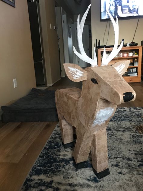 Deer Pinata, Hunting Birthday Party, Deer Party, Pinata Diy, Hunting Birthday, Diy Pinata, Hunting Party, Fishing Birthday, Valentines For Kids