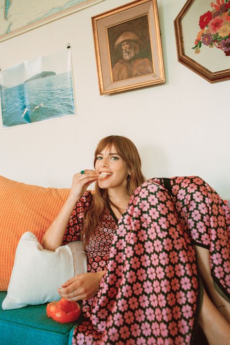 Emily Labowe, Inside The Wardrobe, Ella Shoes, Vogue British, Charmeuse Dress, Cotton Poplin Dress, Mid Calf Dresses, Jane Birkin, La Girl