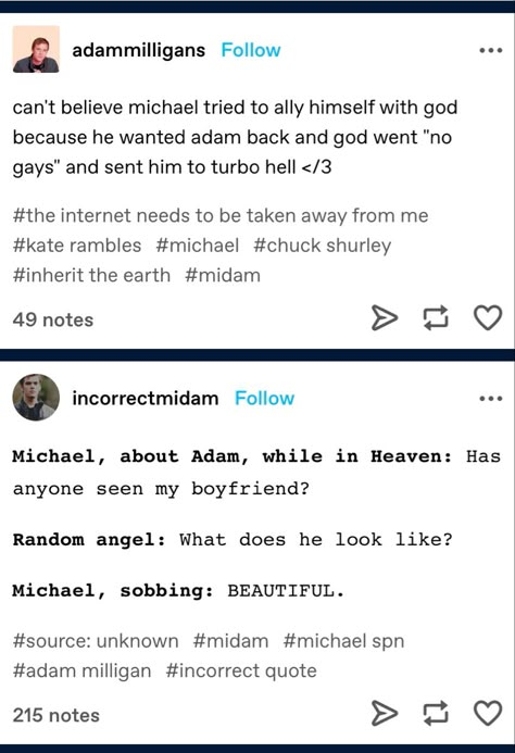 Midam Fanart, Supernatural Adam, Adam Supernatural, Michael X Adam Supernatural, Midam Spn, Supernatural Book Series, Adam And Michael Supernatural, Michael And Adam Supernatural, Destiel Headcanon Dirty