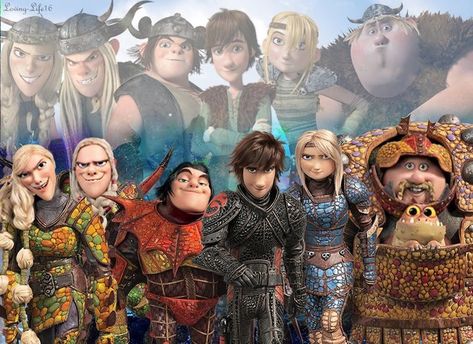 The dragon riders all grown up 🙊 Hiccup Haddock, Httyd Art, Hiccup And Toothless, Hiccup And Astrid, Dreamworks Dragons, Httyd Dragons, Film Anime, Dragon Trainer, Night Fury