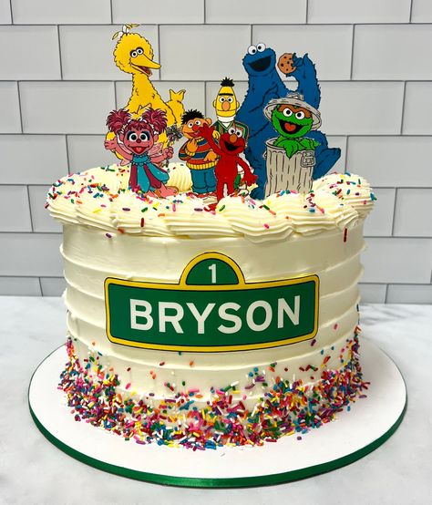 Sesame St Birthday Cake, Simple Elmo Birthday Party, Sesame Street Birthday Cake Buttercream, Elmo’s First Birthday, Sesame St Cake, Elmo’s World Birthday Cake, Sesame Street Smash Cake 1st Birthdays, Sesame Street First Birthday Party Ideas, Elmo Birthday Cake Boy