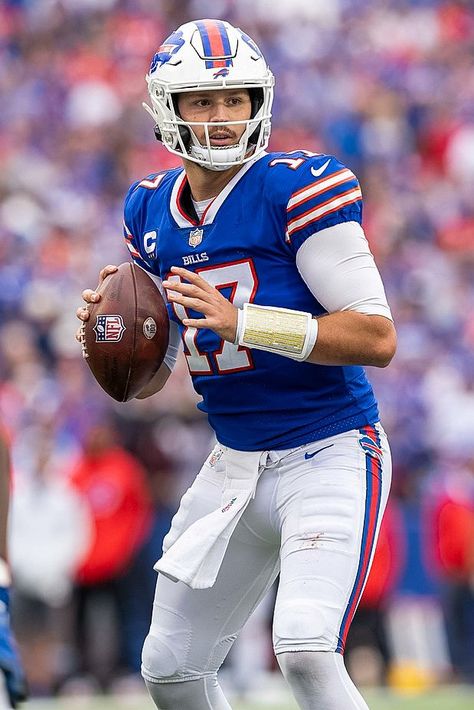 My edits! Photo Credit to All-Pro Reels via Flickr Josh Allen Wallpaper, Football Poses, Buffalo Bills Football, Bills Football, Josh Allen, Nfl Buffalo Bills, A Football, Buffalo Bills, American Football