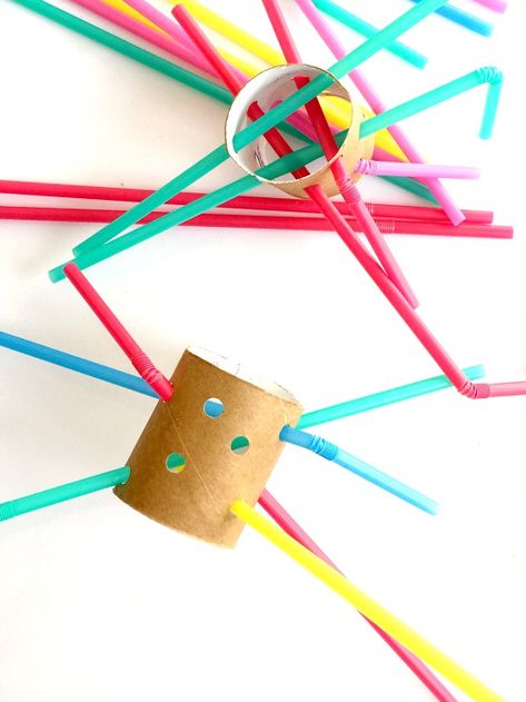 Fine Motor Activities For Kids, Preschool Fine Motor, Fine Motor Skills Activities, Motor Skills Activities, Toddler Play, Cardboard Tubes, Activity For Kids, Toddler Learning Activities, Toddler Fun