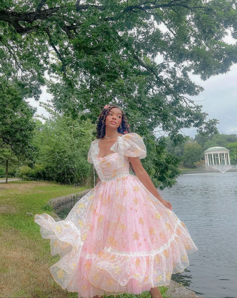 ❀.゜💘🌷@ chazlyn.yvonne on instagram!! { she / her } Chazlyn Yvonne, Tea Party Dresses, Barbie Pets, Formal Dress Code, Dollette Coquette, Pink Magic, Black Princess, Princess Core, Once Upon A Dream