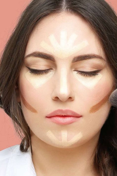 Not sure how to contour your face and where to put contour? We asked makeup artists to share a face contouring guide that even beginners can follow. #beautyhacks #beautytips #details #makeuphacks #contour Where To Put Contour, Contouring Guide, Round Cheeks, Contour Guide, Cream Contour Stick, How To Contour Your Face, Liquid Contour, Face Sculpting, 2025 Goals