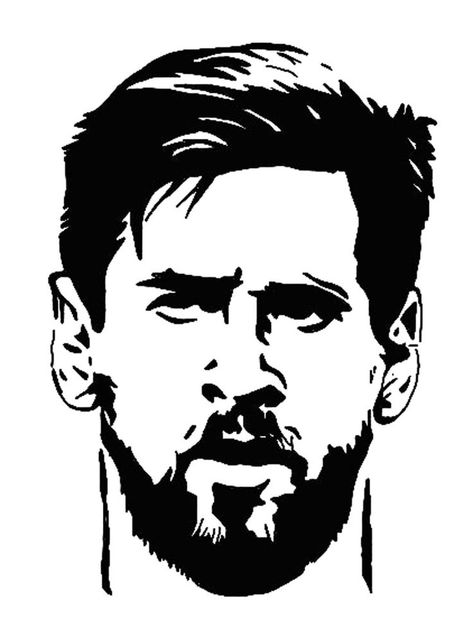 Lionel Messi stencils are a variety of silhouettes of a common flying machine. All Lionel Messi stencils are free to download and print. Stencil Pictures, Messi Drawing, Messi Art, Messi Logo, Wedding Background Wallpaper, Football Tattoo, Elephant Images, Paper People, Free Stencils