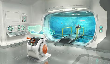 Steam Community :: Control Room 1 Concept Art Subnautica Concept Art, Pintura Exterior, Architecture Quotes, Education Design, Interior Concept, Futuristic Technology, Original Wallpaper, Futuristic Architecture, Travel Art