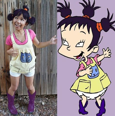 Rugrats Costume, Kimi Finster, Cartoon Halloween Costumes, 90s Halloween, Halloween Costumes For 3, Homemade Halloween Decorations, Costumes For Teens, Anime Halloween, Halloween Crafts Decorations