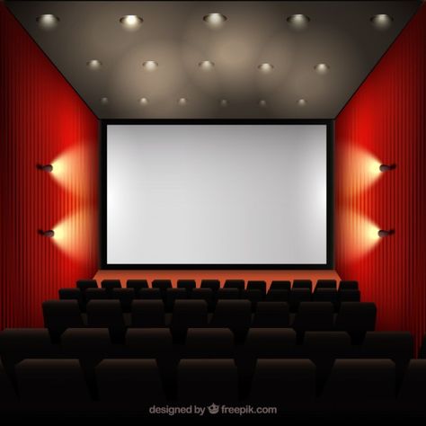 Cinema interior Cinema Interior, Red Carpet Background, Room Movie, Iphone Wallpaper Texture, Church Backgrounds, Episode Interactive Backgrounds, Free Vector Backgrounds, Book Background, Powerpoint Background Design