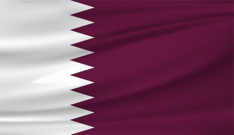 Ondeando la bandera de qatar Vector Prem... | Premium Vector #Freepik #vector #fondo #cartel #viajes #islamico Dream Images, Club America, Canada Flag, Qatar, Premium Vector, Country Flags, Flag, Quick Saves