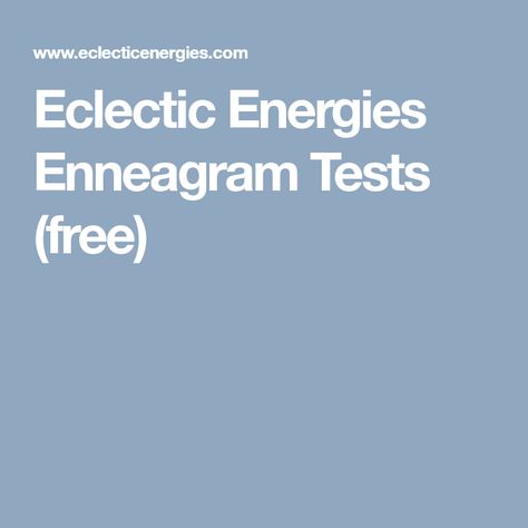 Eclectic Energies Enneagram Tests (free) Two Enneagram, Enneagram Type 3, Enneagram Test, Mental Energy, Enneagram Types, Boost Your Energy, Improve Focus, Soul Searching, Brain Fog