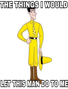 The Man In The Yellow Hat Fanart, Man With The Yellow Hat Fanart, Man With The Yellow Hat, The Man With The Yellow Hat, The Man In The Yellow Hat, Curious George Fanart, Man In The Yellow Hat, Banana Man, Goofy Movie