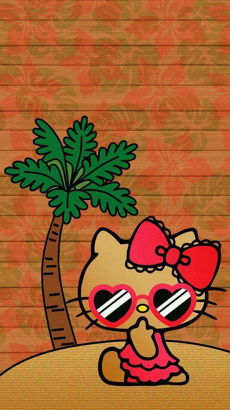 Iphone Wallpaper Widget, Hk Wallpapers, Art Sayings, Wallpaper Widget, Hello Sanrio, Hello Kitty Printables, Hello Kitty Images, Handpainted Bags, Kitty Images