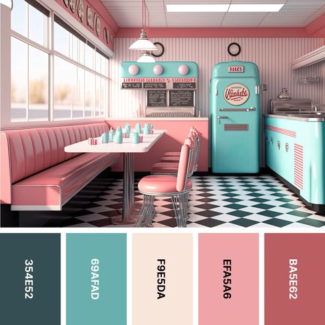 31 Retro Color Palettes for Throwback Designs - Color Meanings 60s 70s Color Palette, Vintage Colour Palette 1950s, 1950s Color Palette, Retro Colour Palette, Vintage Colour Palette, Procreate Color Palette, Retro Color Palette, Color Design Inspiration, Color Boards