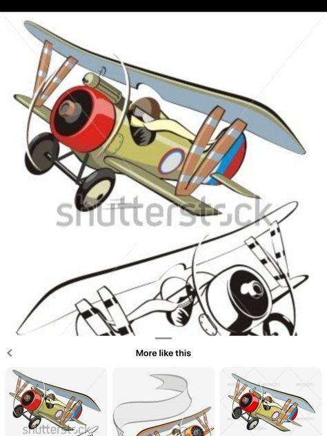 Biplane Art, Airplane Quilt, Plane Drawing, School Painting, Aircraft Art, Vintage Airplanes, Desenho Tattoo, Stencil Patterns, Vector Cartoon