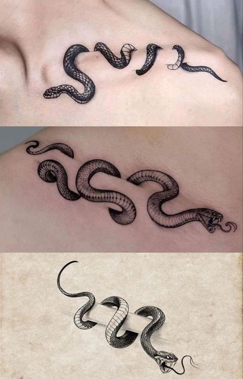 Stammestattoo Designs, Gotik Tattoo, Font Tato, Tattoo Snake, Small Chest Tattoos, Snake Tattoos, Forearm Band Tattoos, Bone Tattoos, Snake Tattoo Design