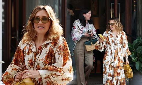 Beauty entrepreneur Zo\u00EB Foster Blake wears $4,745 outfit to lunch Zoe Foster Blake, Beauty Entrepreneur, The Fosters, Kimono Top, Women's Top, How To Wear, Beauty