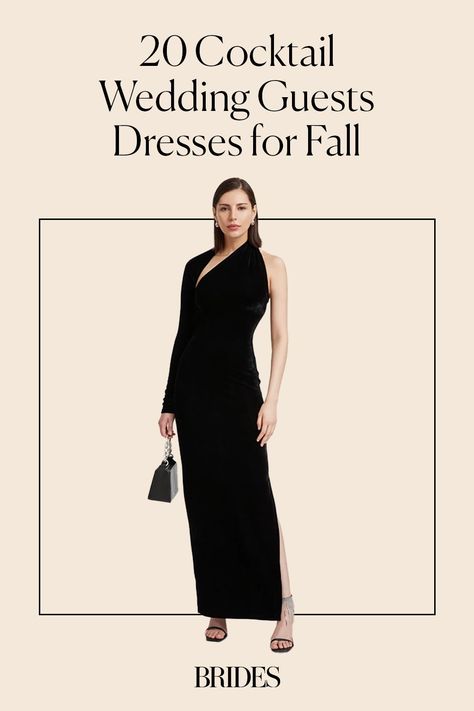 From floral-print dresses to jewel-tone midis, these 20 cocktail attire wedding guest dresses are perfect for a fall wedding. Wedding Guest Dress Fall Cocktail, Cocktail Dress Fall Wedding, Cocktail Wedding Guest Dress Winter, Fall Cocktail Dresses Wedding Guest, Cocktail Wedding Dress Guest Fall, Fall Dresses Wedding Guest, Cocktail Wedding Guest Dress Fall, Fall Wedding Guest Cocktail Attire, Festive Cocktail Attire Wedding