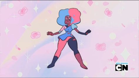 Cotton Candy Garnet | Steven Universe | Know Your Meme Cotton Candy Garnet, Garnet Steven, Garnet Steven Universe, Cotton Candy Hair, Universe Images, Steven Universe Fanart, Space Rock, Know Your Meme, Magical Girl