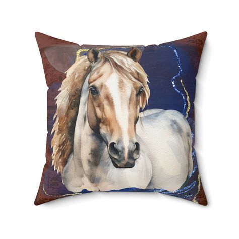 Horse Throw Pillow Horse Print Cushion Horse Theme Home Decor Horse Motif Decorative Accent Horse Lover Gift Horse Equestrian Pillow Gift by lotusdewdrops1 on Etsy Equestrian Room, Equestrian Home Decor, Horse Throw Pillows, Equestrian Home, Horse Motif, Animal Throw Pillows, Horses Theme, Equestrian Gifts, Horse Equestrian