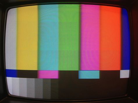 Smpte Color Bars Aesthetic, Color Bar Tv, Tv Glitch Aesthetic, Tv Static Aesthetic, Television Aesthetic, Rgb Aesthetic, Tv Color Bars, Streamer Aesthetic, Tv Static