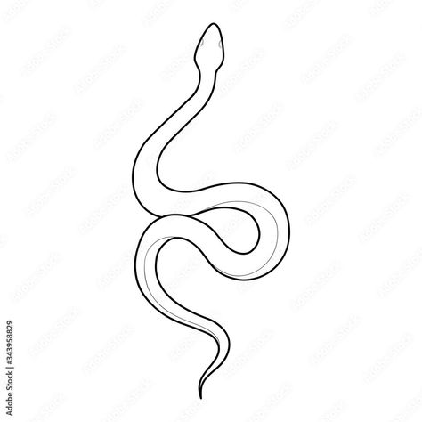 Snake Outline, Snake Tattoo Meaning, Traditional Snake Tattoo, Japanese Snake Tattoo, Cobra Tattoo, Snake Tattoos, Henna Drawings, Snake Tattoo Design, Tattoo Templates