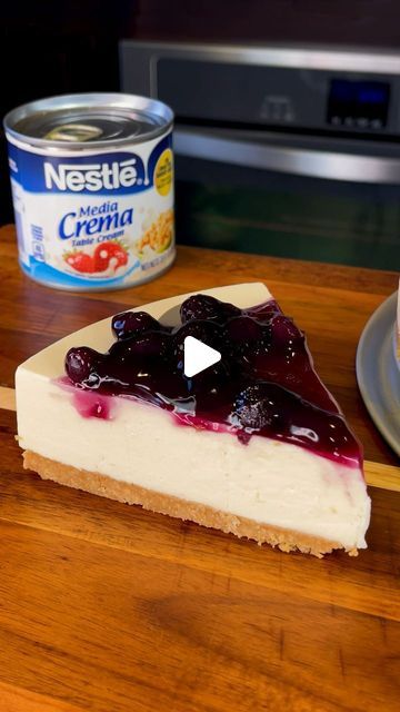 Yoghurt And Condensed Milk Cheesecake, No Bake Cheesecake With Condensed Milk, Cheesecake Tutorial, Peanut Butter And Cream Cheese, Best No Bake Cheesecake, Peanut Butter Cheesecake Recipes, Cheesecake Ingredients, Desserts Cheesecake, No Bake Blueberry Cheesecake