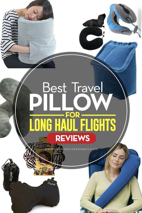 Best Travel Pillow for Long Haul Flights: Reviews  If you’ve checked out my blog post about long haul flights, you already know what you need and don’t need. One debatable item about what to bring on a long haul flight is a travel pillow. Necessary or not? I say yes – lugging about a travel pillow isn’t for everyone, in fact, my guess is you have come across a lot of chatter about the travel pillow - but you need one, and here are the best ones. Best Travel Accessories For Long Flights, Best Neck Pillows For Travel, Best Neck Pillow For Flying, Best Travel Pillow Airplane, Trendy Travel Accessories, Travel Pillow Airplane, Best Neck Pillow, Long Haul Flights, Travel Outfit Plane