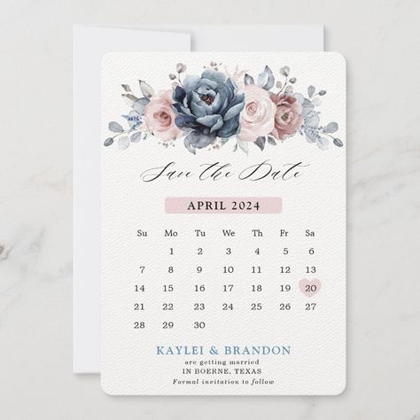 Snowflake Wedding, Roses Peonies, Botanical Leaves, Watercolor Roses, Pink Mauve, Save The Date Card, Wedding Save The Date, Save The Date Invitations, Watercolor Rose