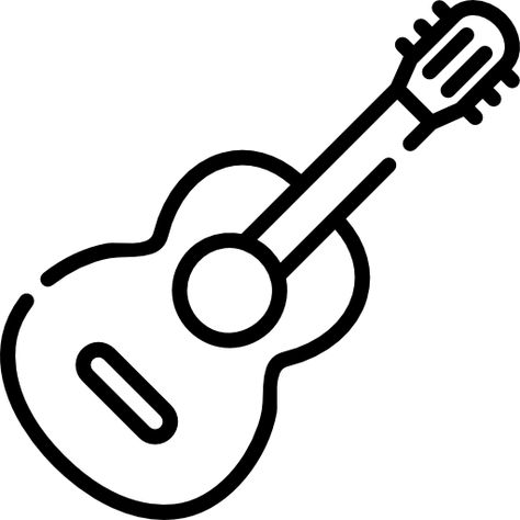 Guitar free vector icon designed by Freepik How To Draw A Guitar, Drawing Ideas Easy Doodles, Guitar Icon, Guitar Drawing, Drawing Ideas Easy, Art Sketches Doodles, Doodle Pages, Easy Doodles, Small Drawings