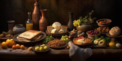 What Was the Average Diet in Medieval Times? Middle Ages Food, 1700s Food, Foraged Recipes, Dinner Pictures, Medieval Feast, Historical Food, Medieval Food, Medieval Peasant, Peasant Food