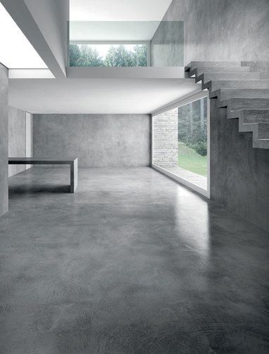 We are the best providers of Micro concrete in India. Micro concrete are basically polished concrete flooring which can be used in residential and commercial use. Micro Concrete is a slightly thicker surface than Micro Cement at 2-3mm, and is ideal for tougher environments such as shops and exteriors Micro Concrete, Cement House, Scandinavian Floor, Architecture Space, Basement Flooring Options, Concrete Interiors, Interior Design Per La Casa, Concrete Bathroom, Concrete Walls